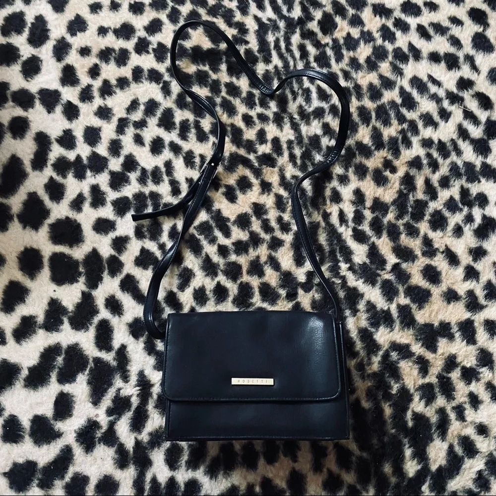 Rosetti black crossbody purse